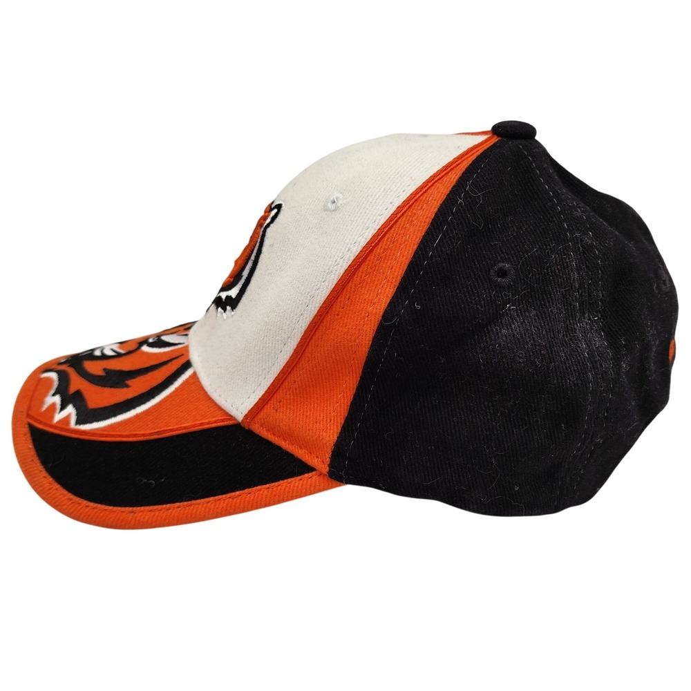 NFL Cincinnati Bengals Hat Mens Black Orange White Embroidered Baseball Cap - Picture 2 of 7